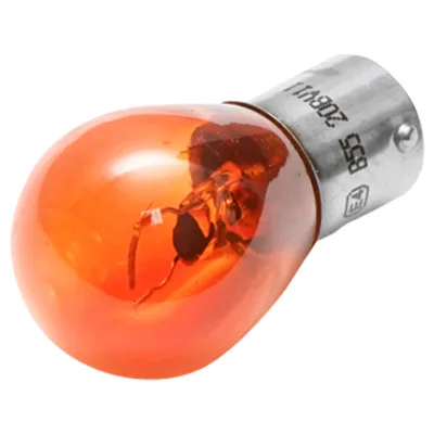 Lampadina SF BA15 12V 21W gialla - asimmetrica - immagine 3