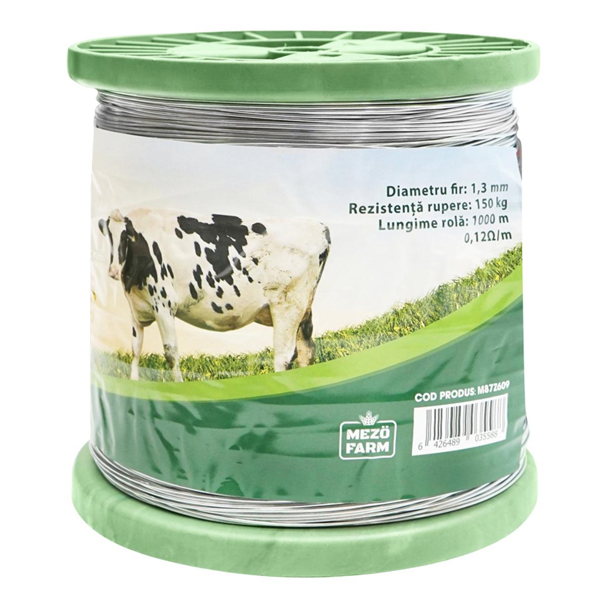 Filo metallico zincato recinto elettrico Ø1,3mm Lunghezza 1000mt, Recinzioni Elettriche Mezofarm - immagine 3