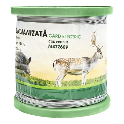 Filo metallico zincato recinto elettrico Ø1,3mm Lunghezza 1000mt, Recinzioni Elettriche Mezofarm - immagine 2