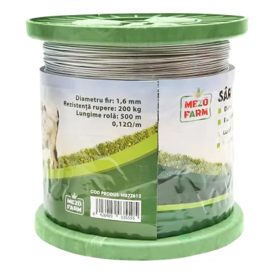 Filo metallico zincato recinto elettrico Ø1,6mm Lunghezza 500mt, Recinzioni Elettriche Mezofarm - immagine 3