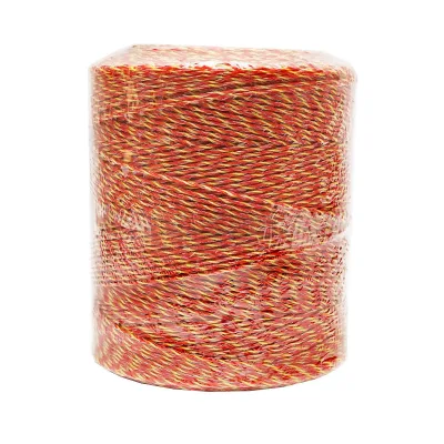 Filo per recinto elettrico, Lunghezza 1000 mt, Ø2mm. 6x0.15mm 8 Ohm/m SS, colore arancione/giallo, Recinzioni Elettriche Mezofarm - immagine 4