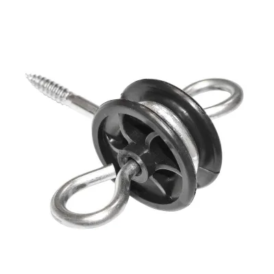 Isolatori a Doppio Gancio isolatore girevole per maniglia per cancello recinto elettrico 1 pezzo Isolatore a Doppio Gancio recinzioni elettriche MEZOFARM - immagine 3