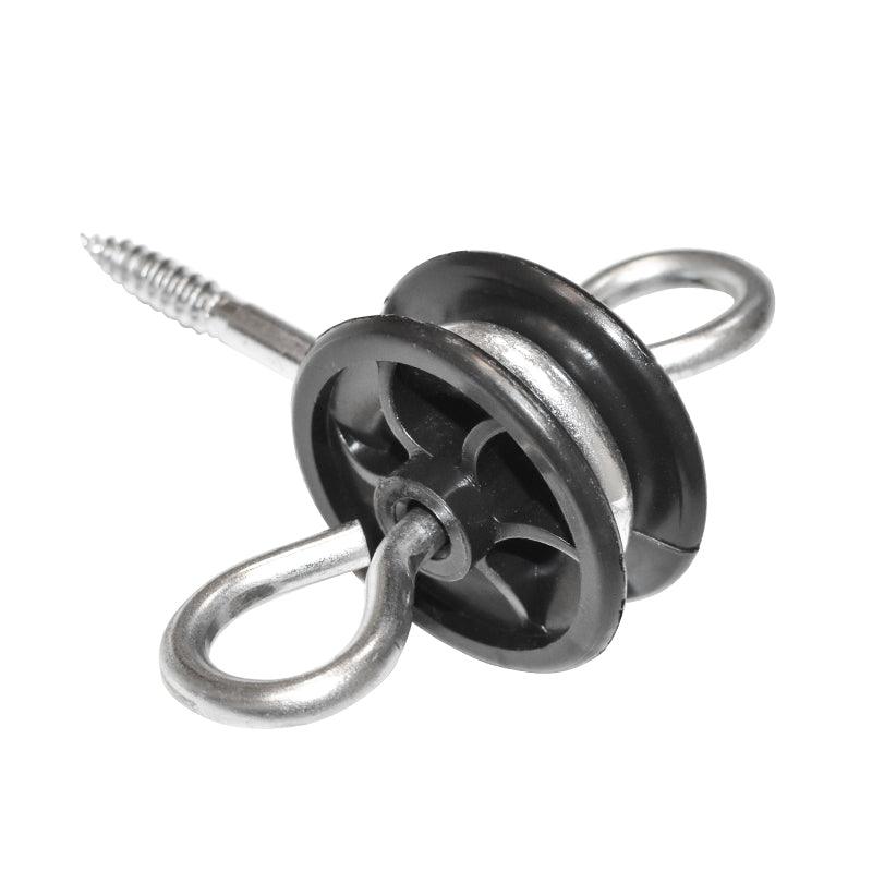 Isolatori a Doppio Gancio isolatore girevole per maniglia per cancello recinto elettrico 1 pezzo Isolatore a Doppio Gancio recinzioni elettriche MEZOFARM - immagine 3