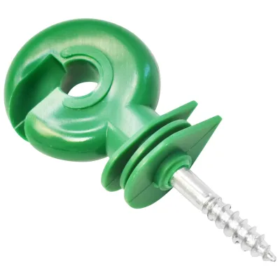 Isolatori ad Anello per RECINTO ELETTRICO Ø5.2mm 80x35mm per Pali in Legno recinzioni elettriche Mezofarm - immagine 2