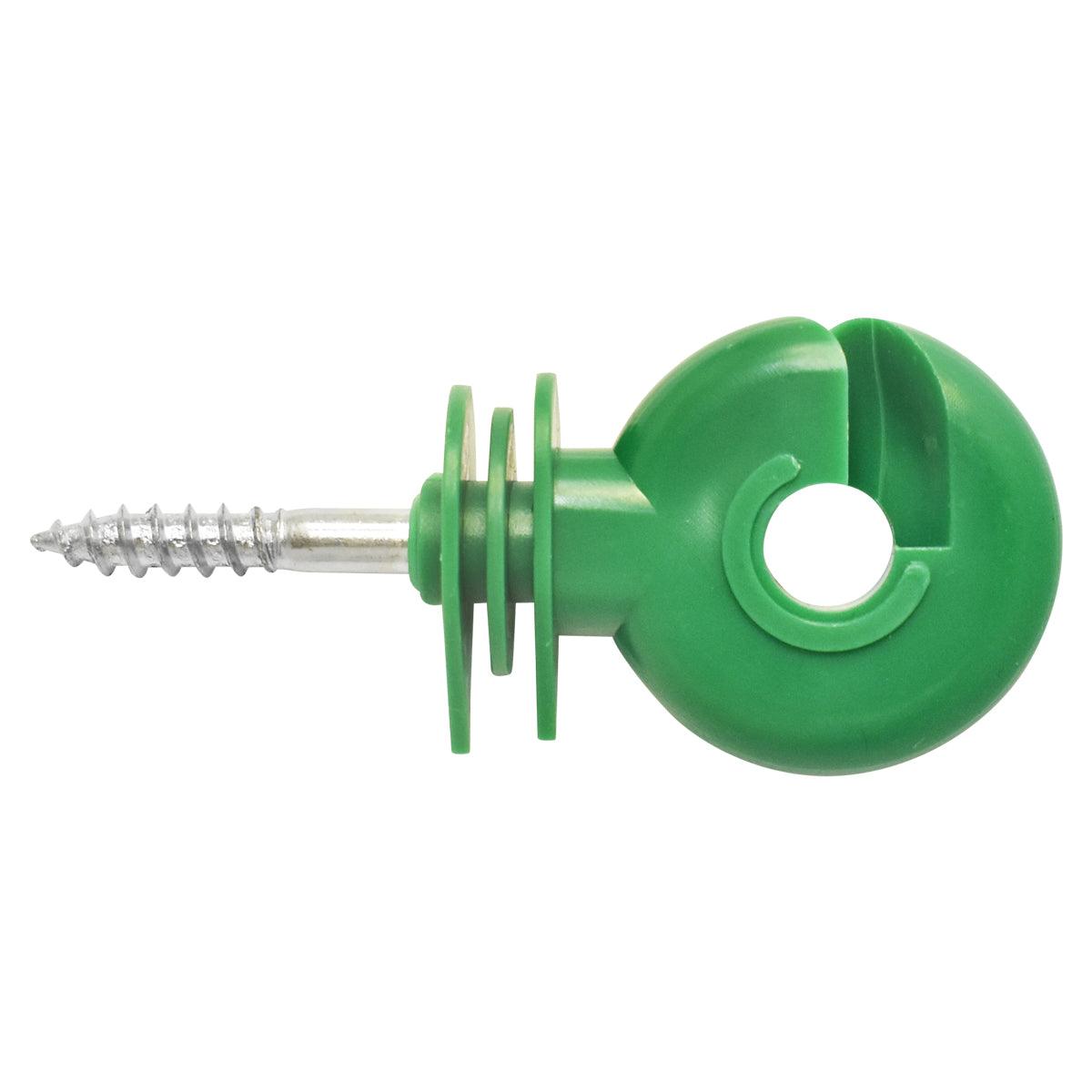 Isolatori ad Anello per RECINTO ELETTRICO Ø5.2mm 80x35mm per Pali in Legno recinzioni elettriche Mezofarm