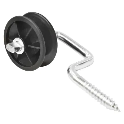 Isolatori per angoli recinto elettrico pe pali in legno 1 pezzo Isolatore per angoli recinzioni elettriche MEZOFARM - immagine 2