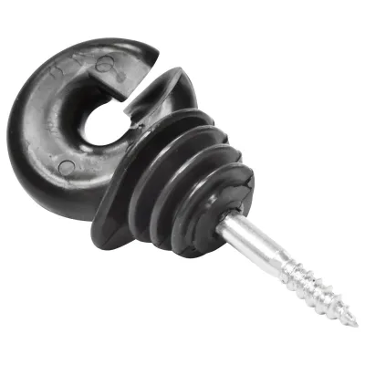 ISOLATORI PER RECINTO ELETTRICO per Pali in Legno recinzioni elettriche Ø6mm 89x40mm MEZOFARM - immagine 2