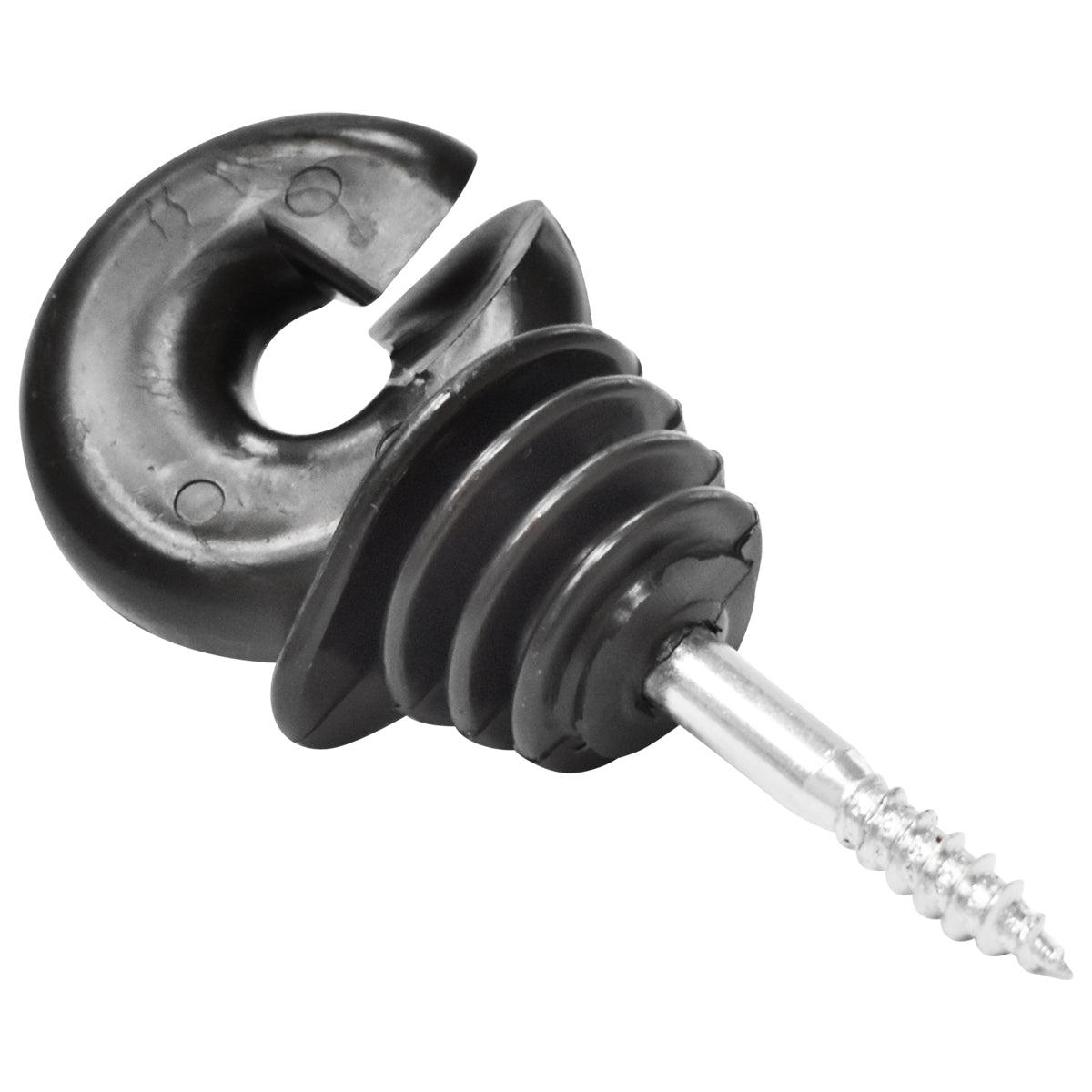 ISOLATORI PER RECINTO ELETTRICO per Pali in Legno recinzioni elettriche Ø6mm 89x40mm MEZOFARM - immagine 2