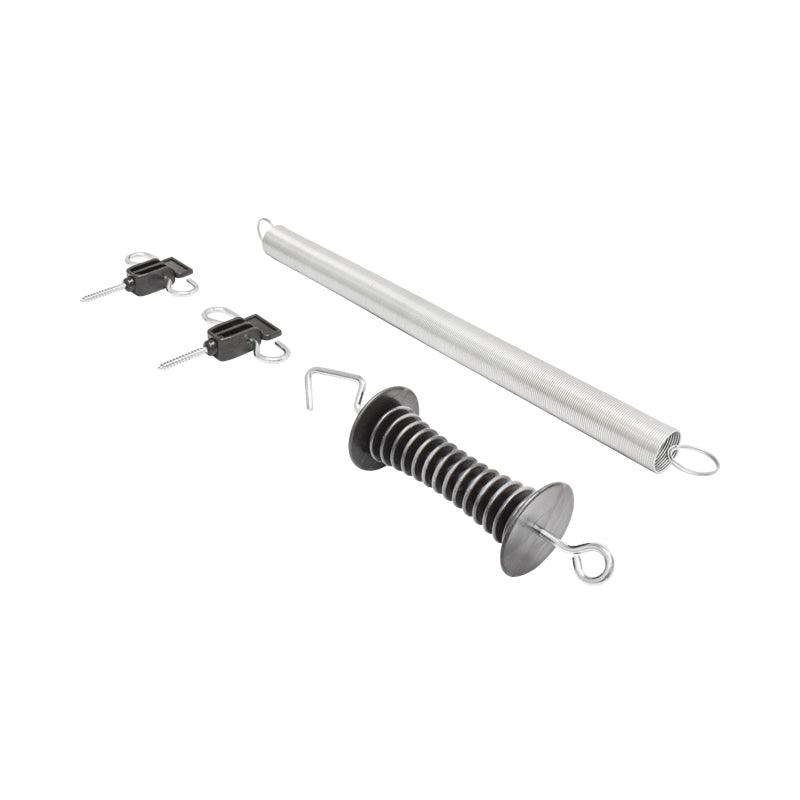 Set Maniglia per recinto elettrico Molla di Tensione estendibile e 2 Isolatori a Doppio Gancio recinzioni elettriche Breckner Germany - immagine 3