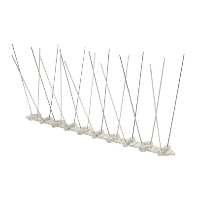 1 pz Dissuasore 250mm 10 punte, Dissuasori per Piccioni Punte Anti PICCIONI Striscia 250mm con 10 punte anti-uccelli - immagine 2
