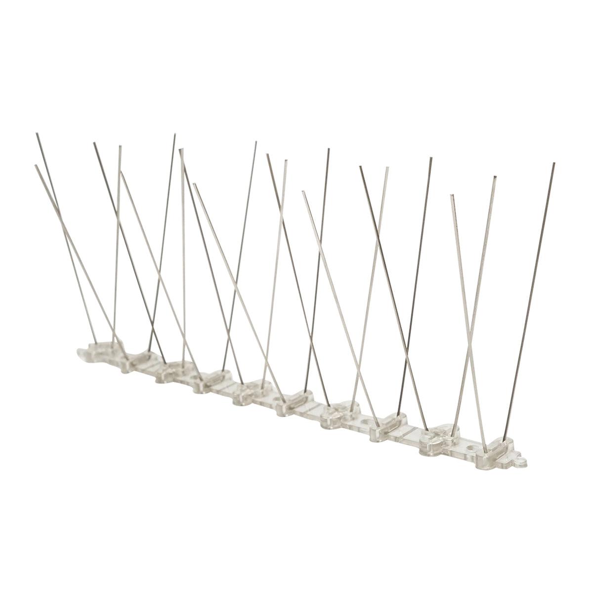 1 pz Dissuasore 250mm 10 punte, Dissuasori per Piccioni Punte Anti PICCIONI Striscia 250mm con 10 punte anti-uccelli - immagine 2