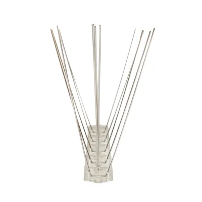 1 pz Dissuasore 250mm 10 punte, Dissuasori per Piccioni Punte Anti PICCIONI Striscia 250mm con 10 punte anti-uccelli - immagine 4