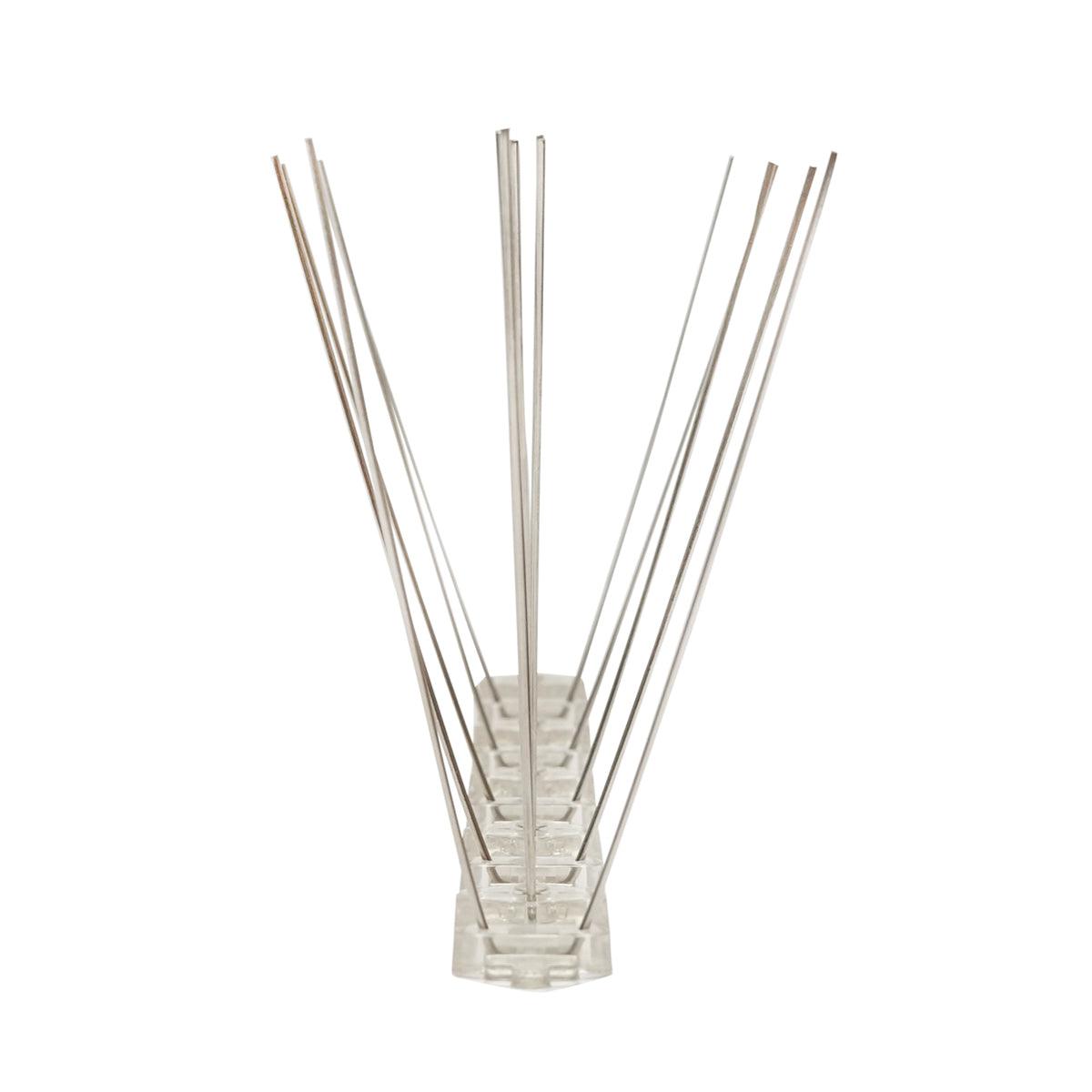1 pz Dissuasore 250mm 10 punte, Dissuasori per Piccioni Punte Anti PICCIONI Striscia 250mm con 10 punte anti-uccelli - immagine 4