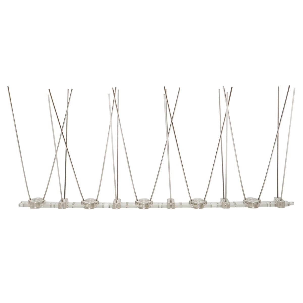1 pz Dissuasore 250mm 10 punte, Dissuasori per Piccioni Punte Anti PICCIONI Striscia 250mm con 10 punte anti-uccelli - immagine 3
