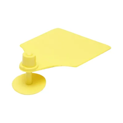10 Marchi Auricolari Per Bovini Set Marchi Auricolari In Plastica Per Bestiame gialle 64x95mm per mucche Breckner Germany - immagine 2