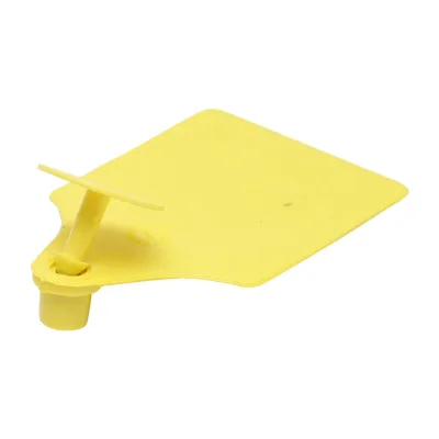 10 Marchi Auricolari Per Bovini Set Marchi Auricolari In Plastica Per Bestiame gialle 64x95mm per mucche Breckner Germany - immagine 3