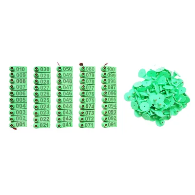 100 Marchi Auricolari Per Bestiame Set Marchi Auricolari In Plastica Per Bestiame per ovini - immagine 3