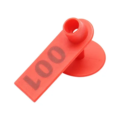100 Marchi Auricolari Per Bestiame Set Marchi Auricolari In Plastica Per Bestiame per ovini Numerate 001-100 - immagine 2