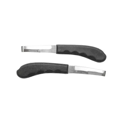 2 Coltelli sinistra destra per la pulizia degli zoccoli 210 mm. Set 2 Coltelli professionale per la pulizia degli zoccoli cavalli 210mm Breckner Germany - immagine 4