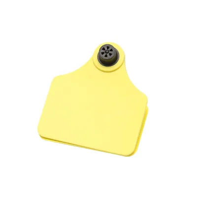 50 Marchi Auricolari Per Bovini Set Marchi Auricolari In Plastica Per Bestiame gialle 31x43mm per Muche Breckner Germany - immagine 4