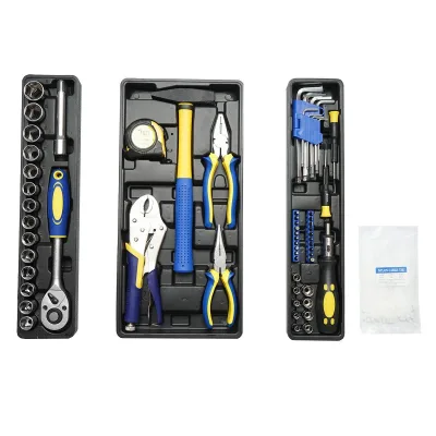 64 Pezzi Set di Chiavi Cassetta Attrezzi Kit di Attrezzi Breckner Germany - immagine 2