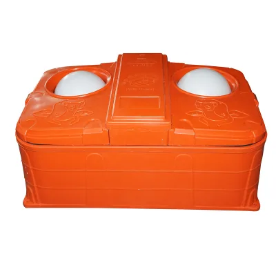 ABBEVERATOIO ANTIGELO GALLEGGIANTE SFERA, ABBEVERATOIO TERMICO 80L BOVINI CAVALLI SUINI 80L 60x100x45cm - immagine 4