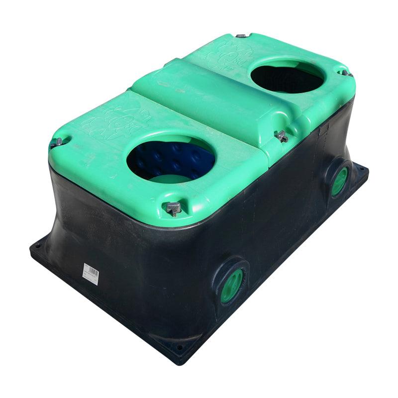 Abbeveratoio antigelo galleggiante sfera, Abbeveratoio termico 80L bovini cavalli suini Breckner Germany
