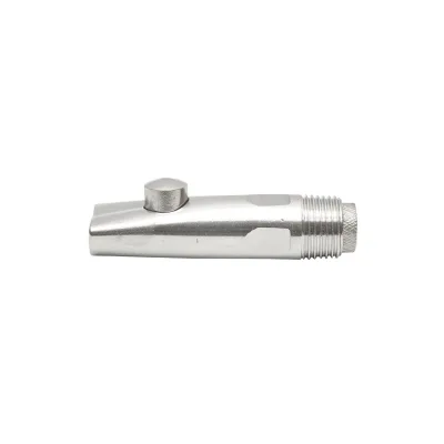Abbeveratoio Automatico capezzolo bevitore ciuccio per suini bovini ovini in Acciaio Inossidabile 85x21mm M20 - immagine 3