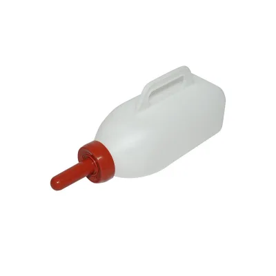 Abbeveratoio Bottiglia per allevamento di vitelli o agnelli abbeveratoio per latte 2,5L Breckner Germany - immagine 2