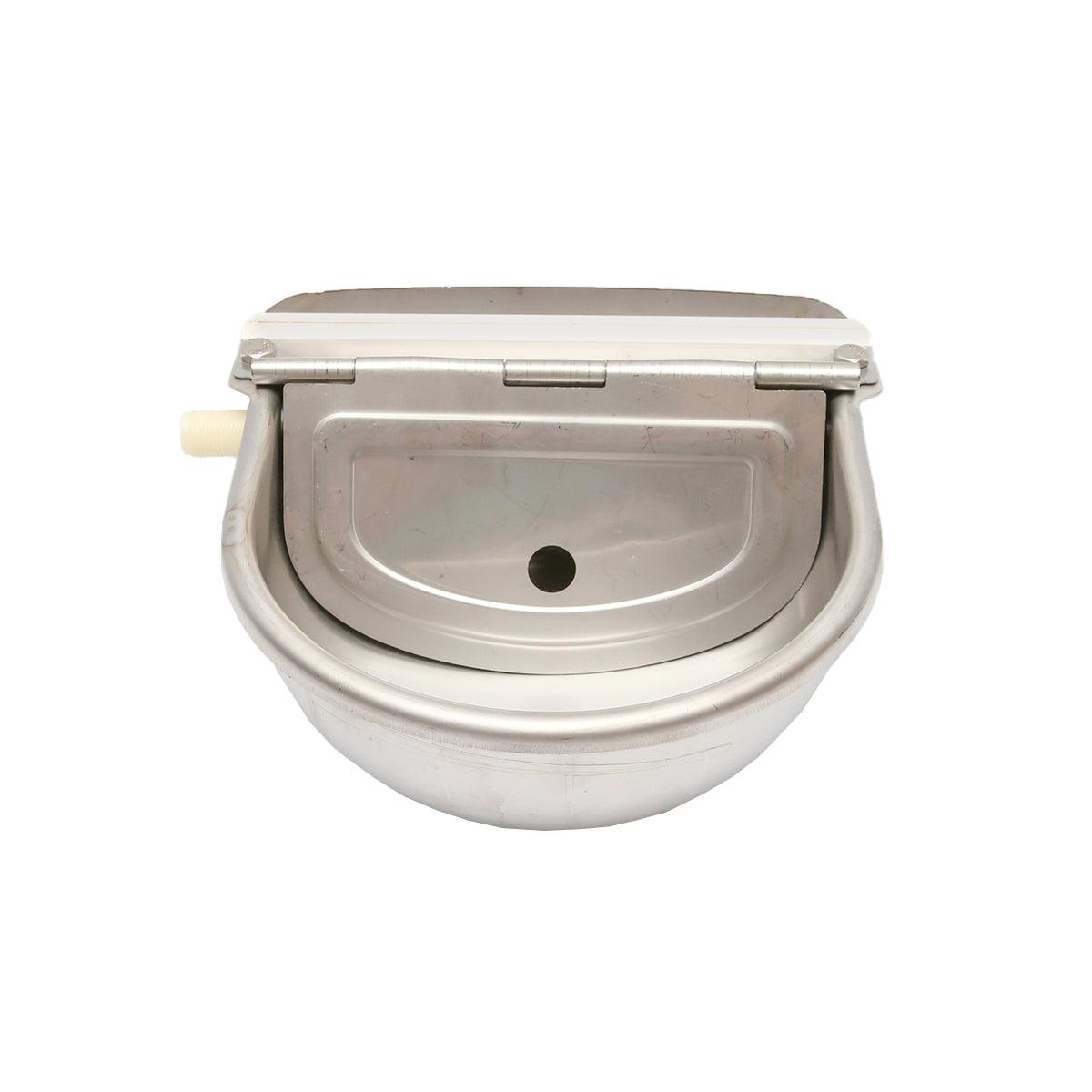 Abbeveratoio in Acciaio Inox Galleggiante Per Bestiame 2.5L 250x240x100mm Breckner Germany