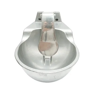 Abbeveratoio in alluminio con Paletta a Pressione 2.5L, abbeveratoio Automatico in alluminio e palettta per Bestiame - immagine 2