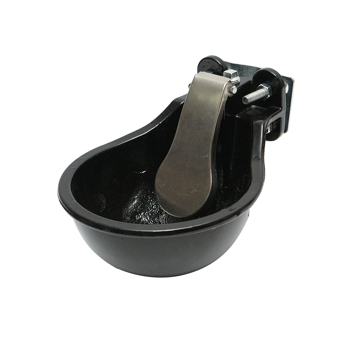Abbeveratoio in ghisa con linguetta in acciaio inox e accessori di montaggio 1,5 L