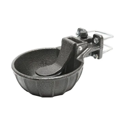 Abbeveratoio in ghisa con Paletta a Pressione 2L, abbeveratoio Automatico in ghisa per Bestiame Breckner Germany