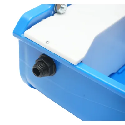 Abbeveratoio in plastica ultra resistente – 5 L Colore: blu Dimensioni: 315 × 245 × 150 mm - immagine 3