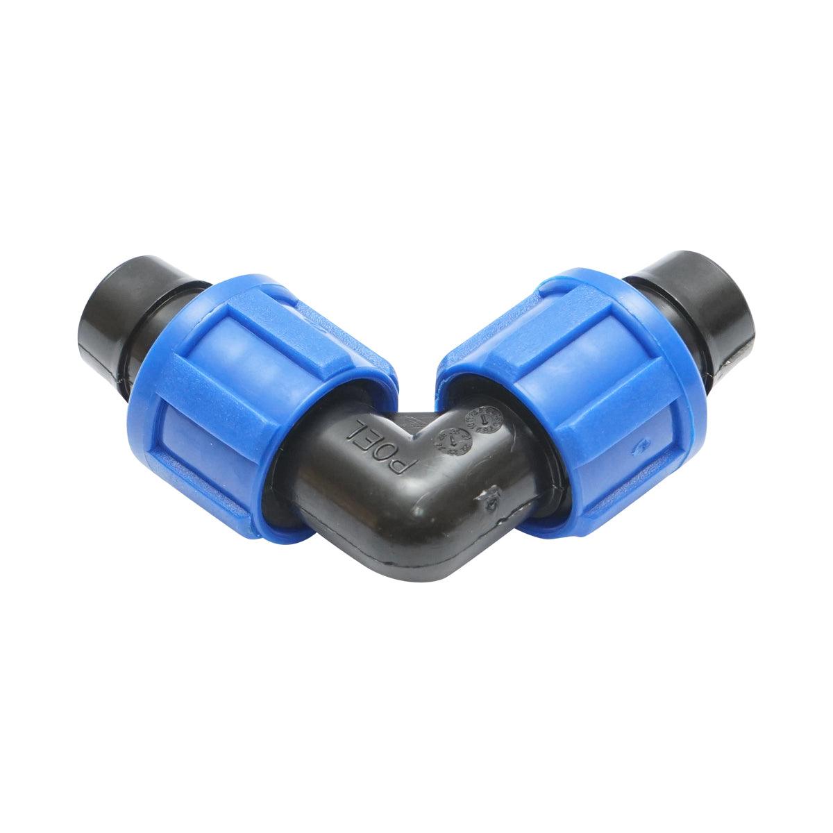 Adattatore a Gomito per Irrigazione a Goccia Gomito connettore per tubo di irrigazione 16x16mm per sistemi di irrigazione a goccia - immagine 3