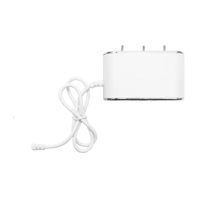 Adattatore accendisigari auto triplo 12/24V bianco con interruttore individuale e 1 porta USB 5V 2,1A - immagine 4