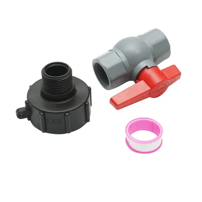 Adattatore con rubinetto 1 pollice per IBC - immagine 2