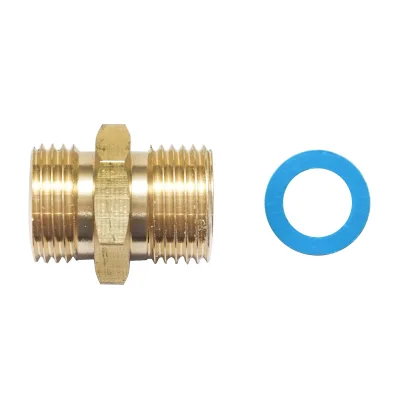 Adattatore flessibile per tubi, in acciaio inox corrugato con guarnizione DN12-1/2