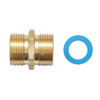 Adattatore flessibile per tubi, in acciaio inox corrugato con guarnizione DN16-3/4