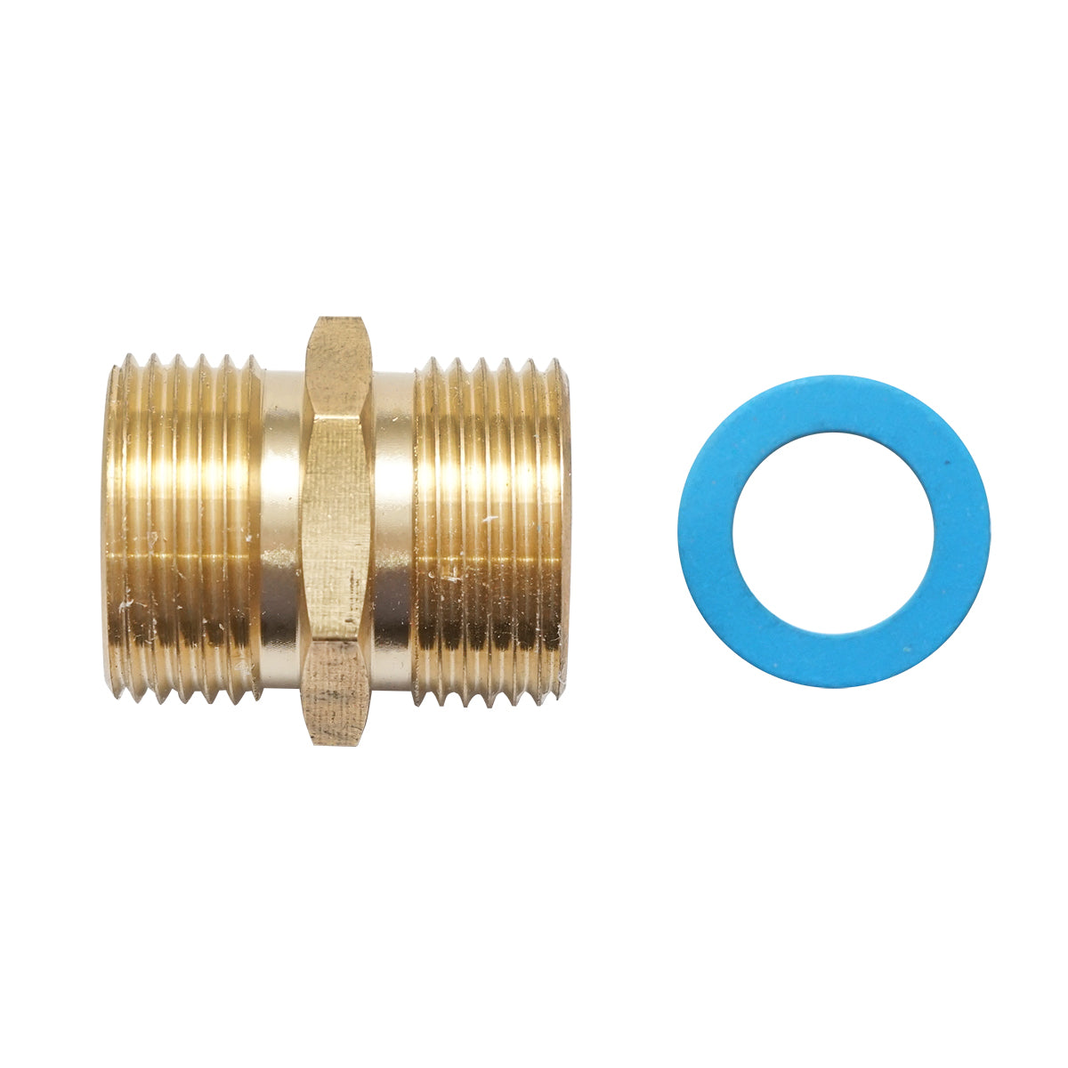 Adattatore flessibile per tubi, in acciaio inox corrugato con guarnizione DN16-3/4