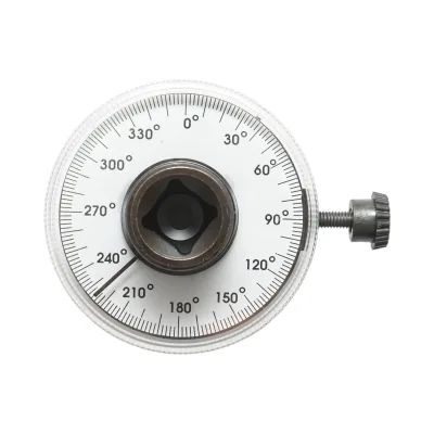 Adattatore per chiave dinamometrica da 1/2" con goniometro da 0 a 360 gradi. Breckner Germany
