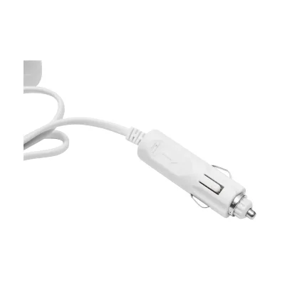 Adattatore triplo per accendisigari da auto 12/24V bianco e 2 porte USB 5V/1000mA - immagine 5