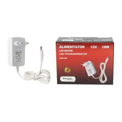 Adattatore/Alimentatore per elettrificatori recinto elettrico AC 220V/50Hz - DC 12V/1.5A 1.3m, recinzioni elettriche Breckner Germany