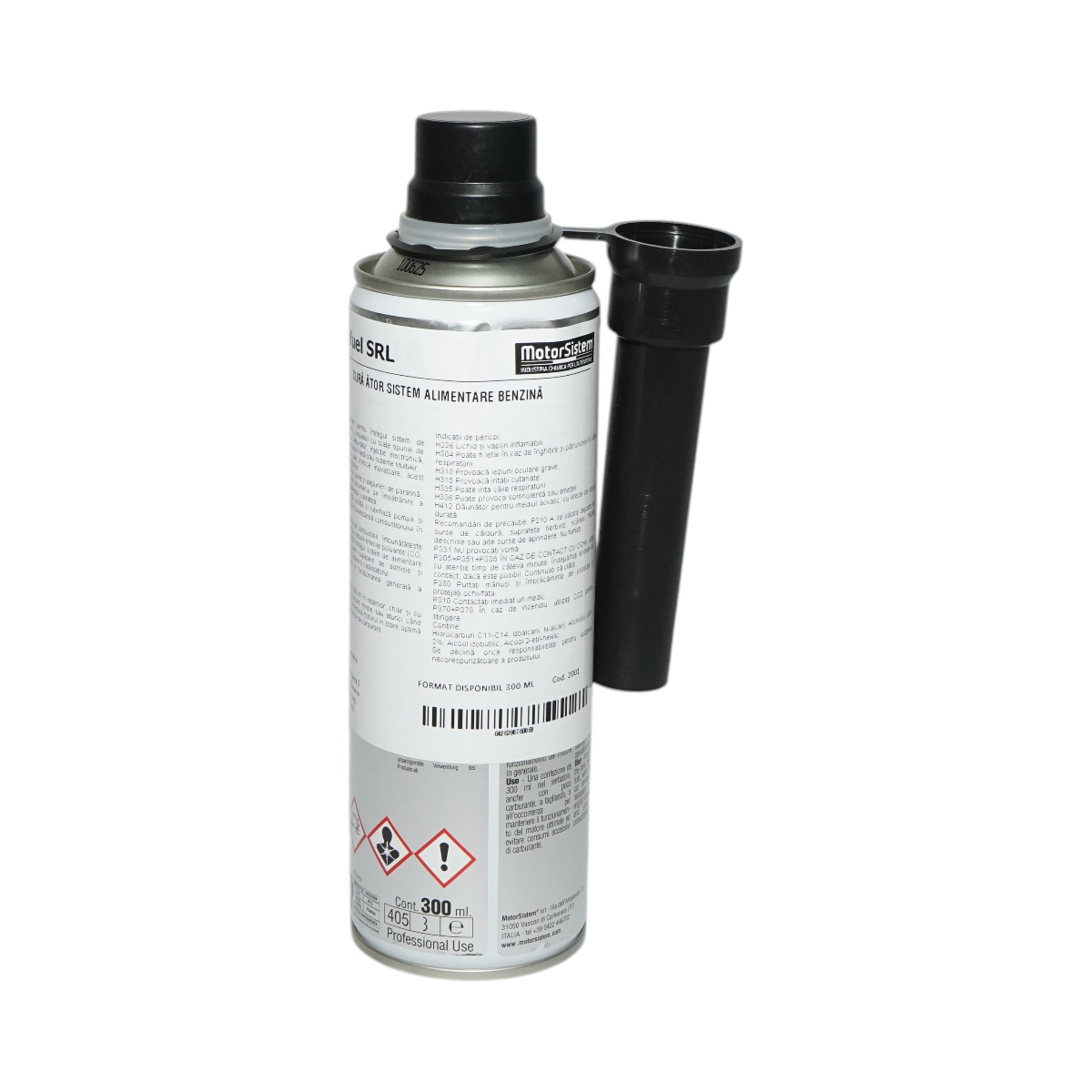 Additivo per benzina – protezione antiossidante per sistemi ibridi / bi-fuel, 300 ml – MotorSistem - immagine 3