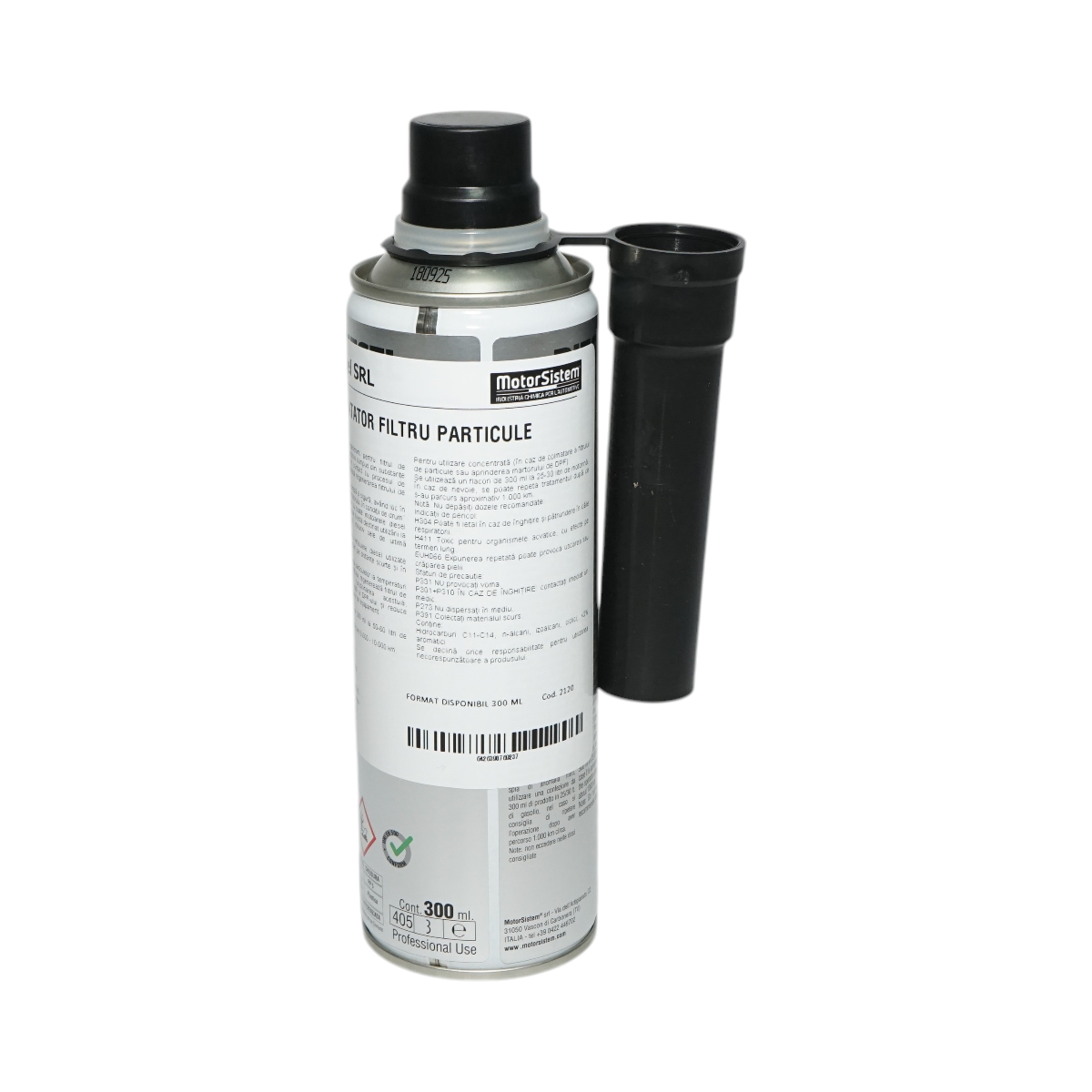Additivo professionale per gasolio per la pulizia e la rigenerazione del filtro antiparticolato DPF/FAP 300ml MotorSistem - immagine 2