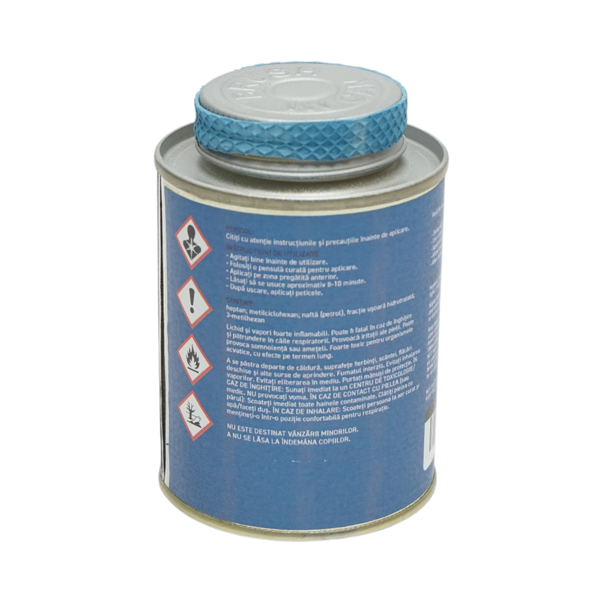 Adesivo blu per vulcanizzazione a freddo di toppe per pneumatici radiali e diagonali Maxibond Blue MB 250ml Breckner Germany - immagine 2