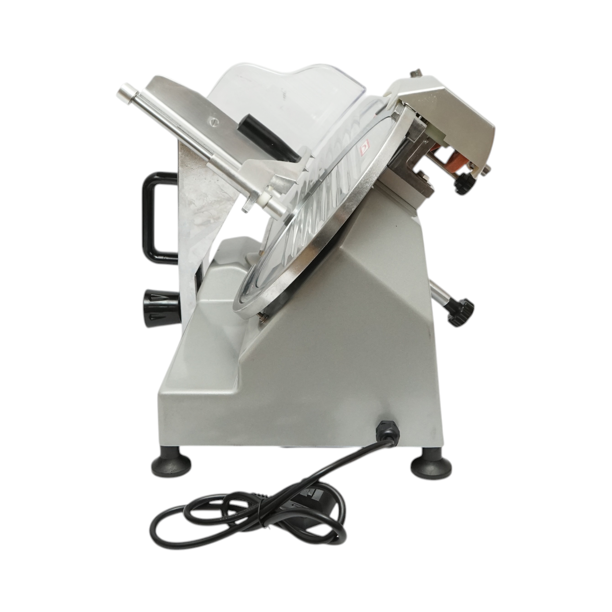 Affettatrice elettrica per carne e salumi 150W, 220V, spessore regolabile 0,2-12mm, diametro lama 250mm - immagine 3