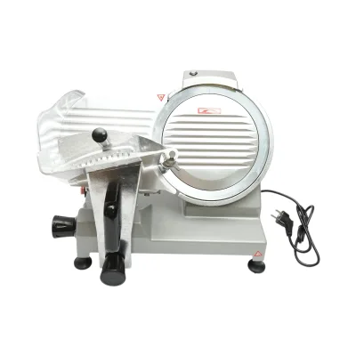 Affettatrice elettrica per carne e salumi 150W, 220V, spessore regolabile 0,2-12mm, diametro lama 250mm - immagine 2
