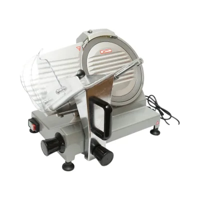 Affettatrice elettrica per carne e salumi 150W, 220V, spessore regolabile 0,2-12mm, diametro lama 250mm - immagine 6