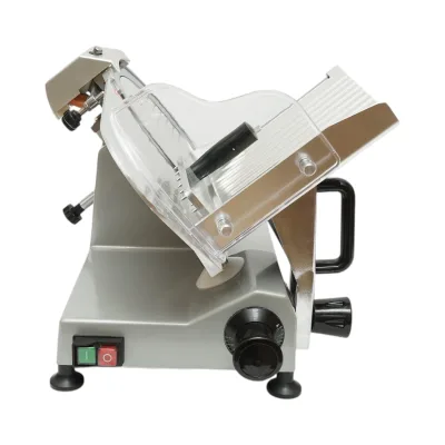 Affettatrice elettrica per carne e salumi 150W, 220V, spessore regolabile 0,2-12mm, diametro lama 250mm - immagine 5